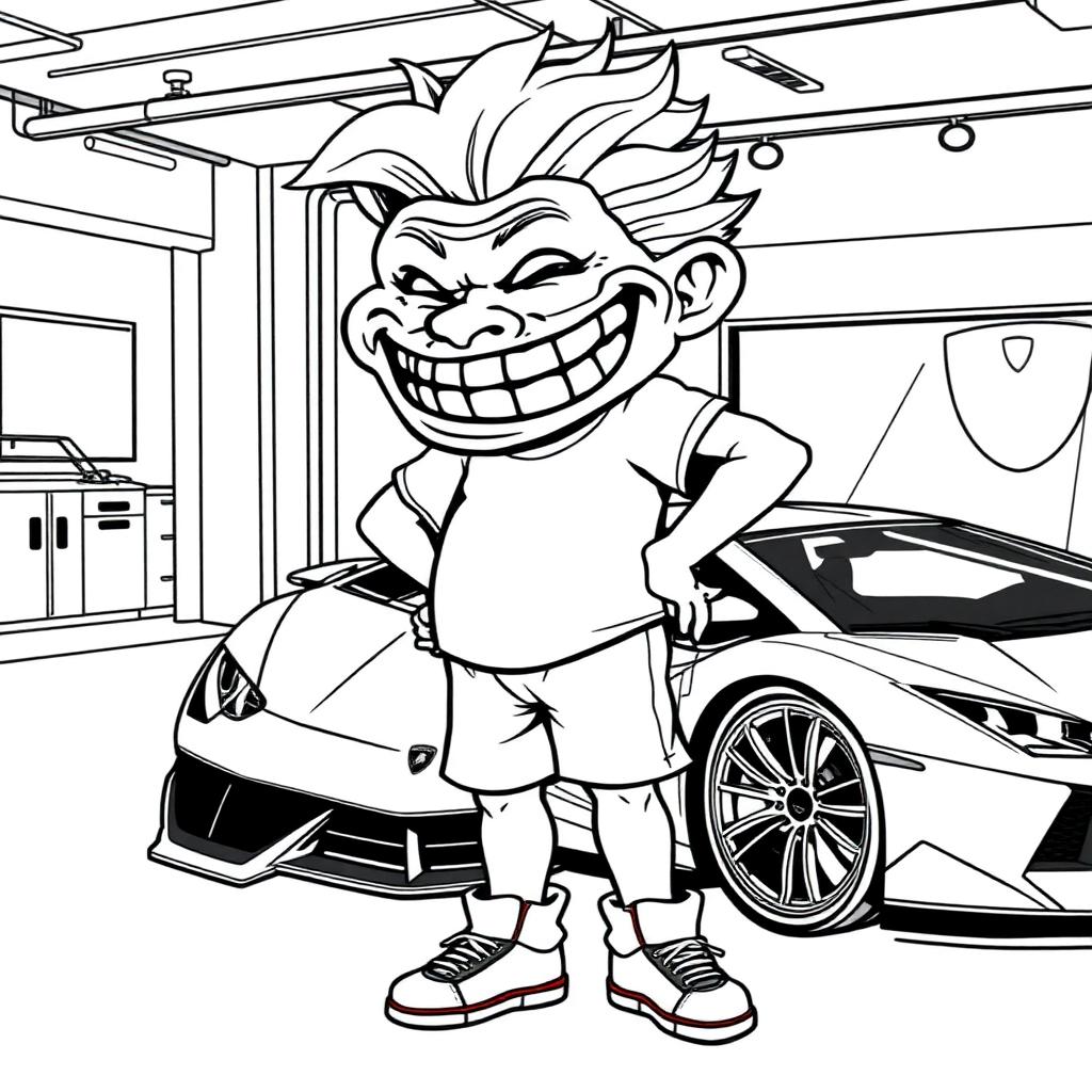 Supercar garage raid